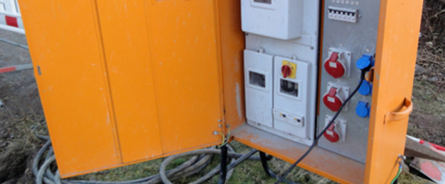 Baustrom bei DZ Elektrotechnik GmbH in Stuttgart