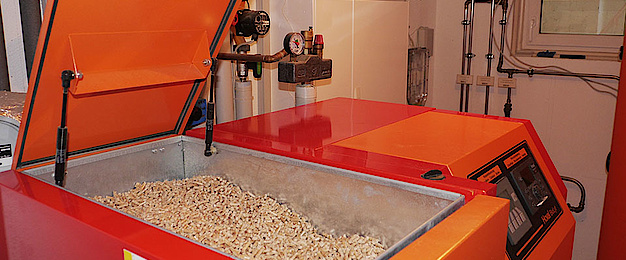Pelletheizung bei DZ Elektrotechnik GmbH in Stuttgart